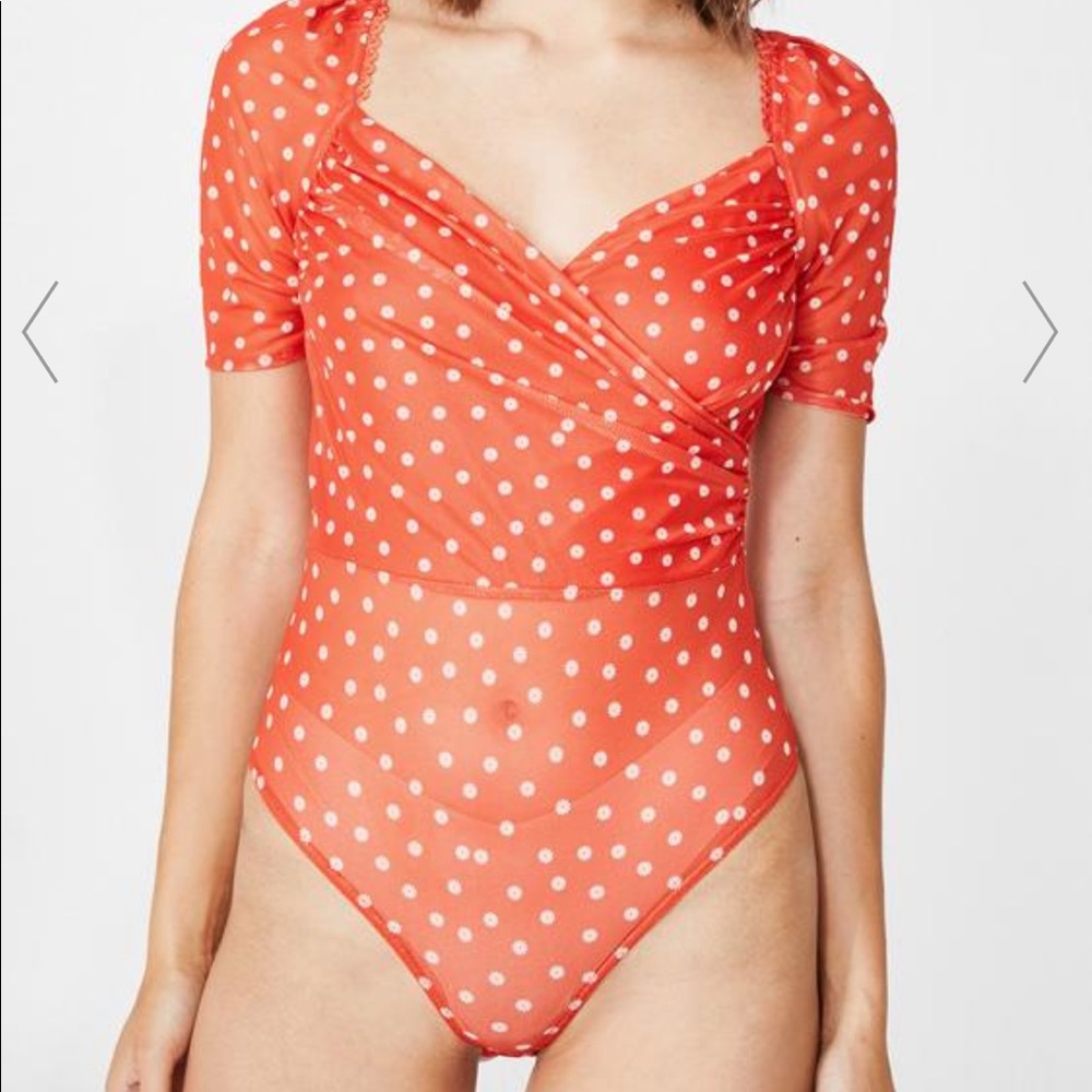 🍒 Spring Serenade Wrap Bodysuit